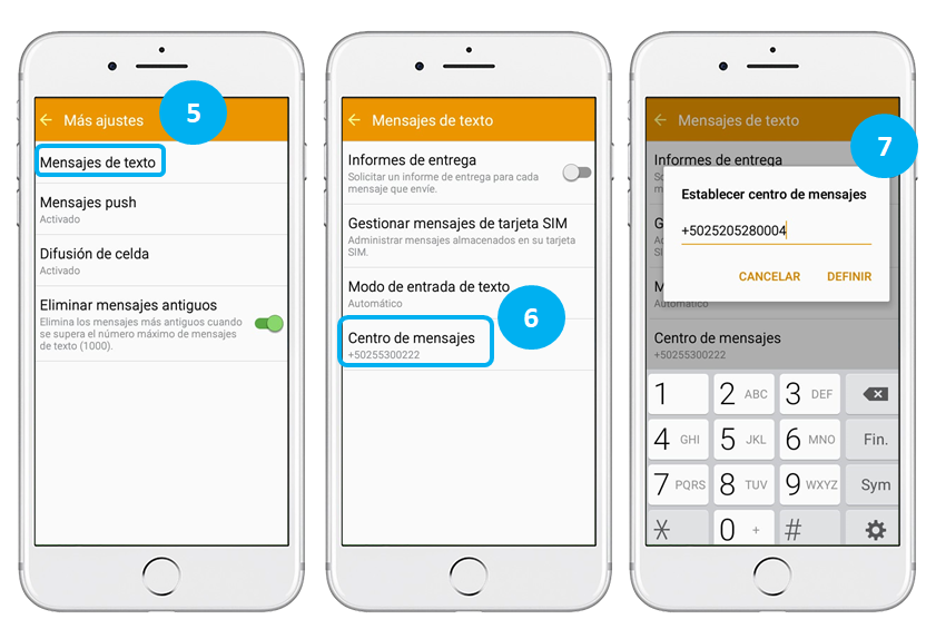 Configuraci n Centro de Mensajes SMS Tigo GT